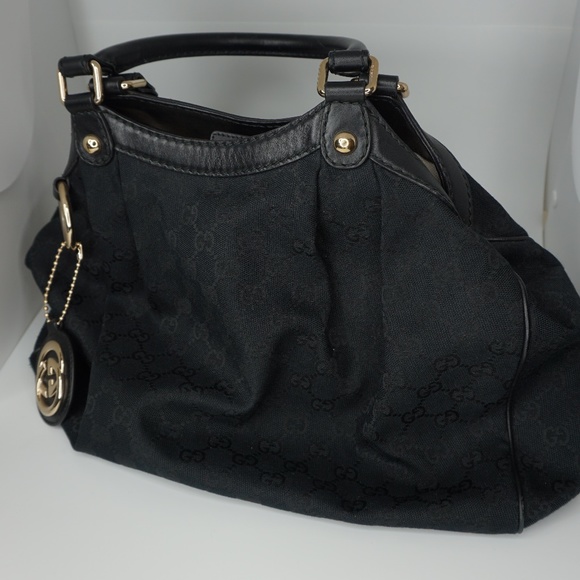 Authentic GUCCI Monogram Medium Sukey Handbag - Picture 1 of 5